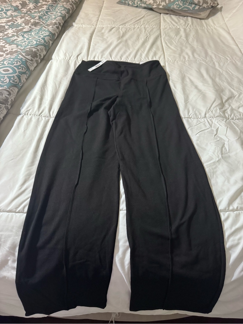 PINK Victoria's Secret Black Straight-Leg Pants